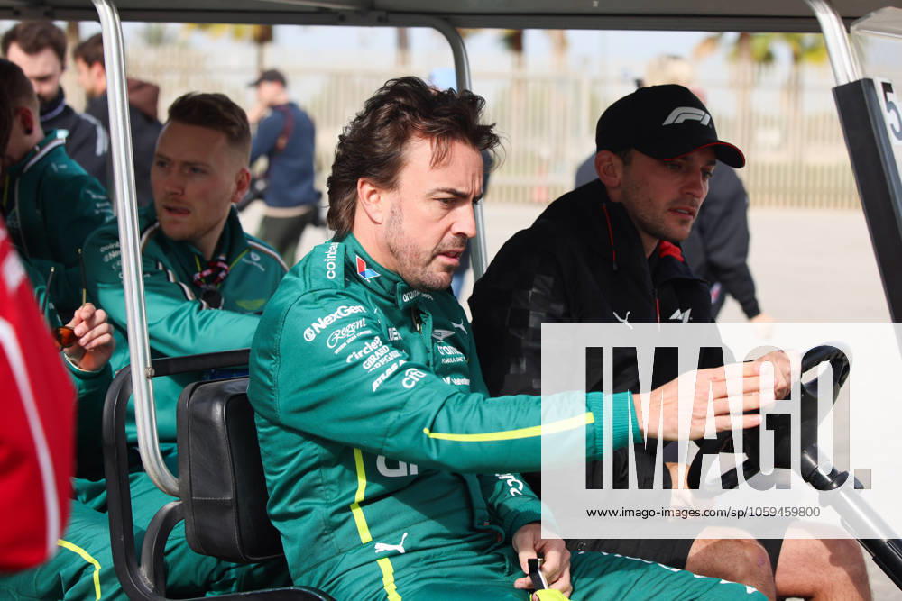Fernando Alonso Aston Martin Aramco Formula One Team, 14 , BAH, Bahrain Preseason Testing, Formula 1 World Championship, 28 02 2025 BAH, Formula 1, Bahrain International Circuit, Bahrain Preseason Testing Sakhir