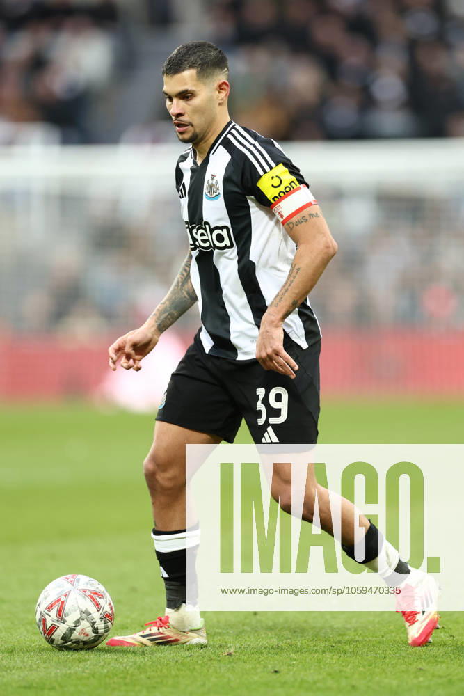Newcastle United v Brighton and Hove Albion FA Cup 02 03 2025. 5th Round Bruno Guimaraes of Newcastle United during the FA Cup match between Newcastle United and Brighton and Hove Albion at St. James s Park, Newcastle, England on 2 March 2025. Newcastle St. James s Park Tyne and Wear England Editorial use only DataCo restrictions apply See www.football-dataco.com ,