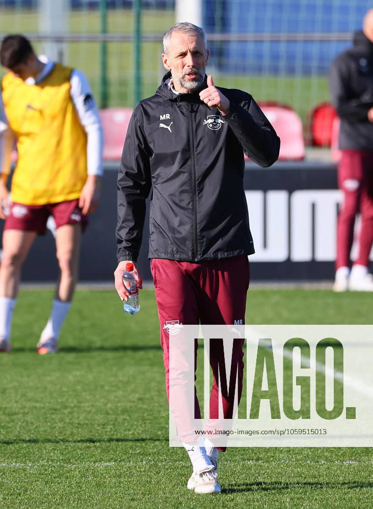 RB Leipzig Training Bundesliga Leipzig, 04 03 2025, RBL Training Center, Fußball Bundesliga , RB LEIPZIG Training , In the picture Coach Marco Rose RB Leipzig , For editorial use only Only editorial use , Picture Point