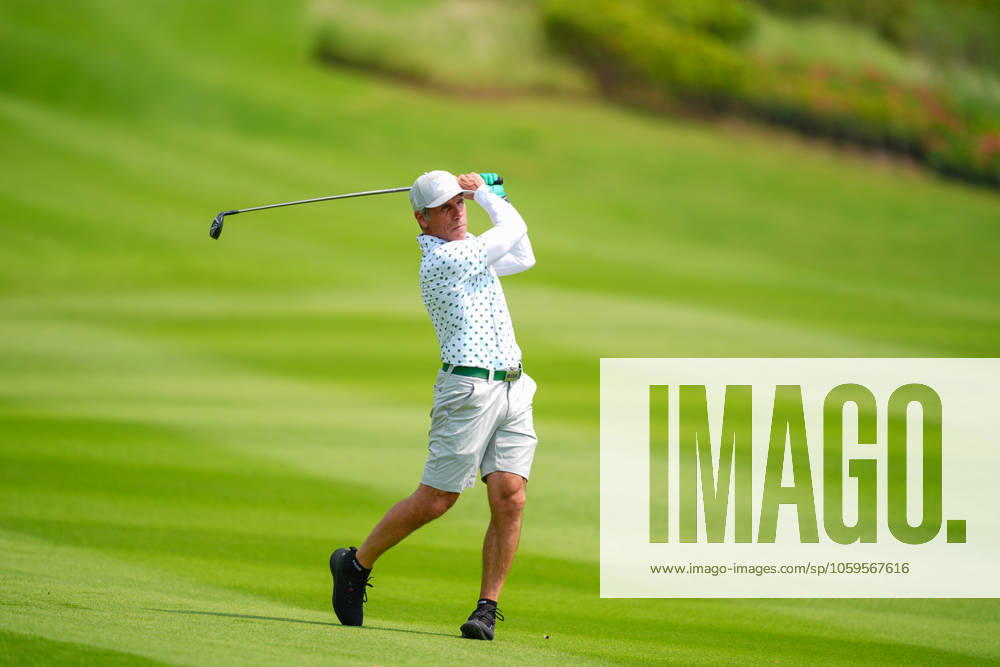 Reignwood Icons of Football Bangkok Day one - 1 Mar 2025 Gianfranco Zola seen action during his fourballs Match on Day One of the Reignwood Icons of Football tournament in Bangkok at Robinswood Golf Club. Bangkok Thailand
