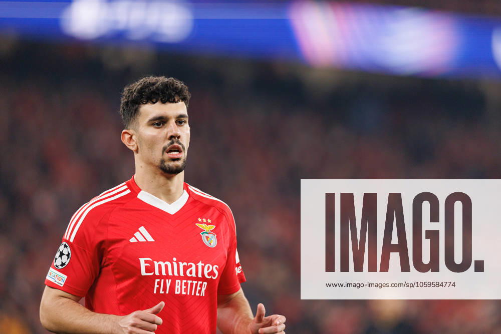 Tomas Araujo seen during UEFA Champions League Round of 16 game between teams of SL Benfica and FC Barcelona, Barca (Maciej Rogowski) Lisboa Estadio Da Luz Portugal