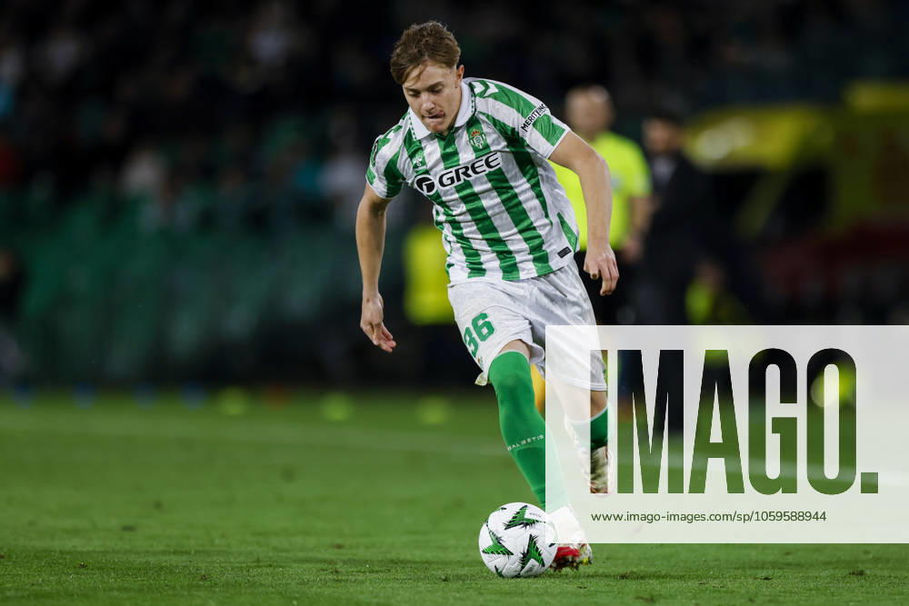 Real Betis Balompie v Vitoria SC - UEFA Conference League 2024 25 Round of 16 First Leg Jesus Rodriguez of Real Betis runs with the ball during the UEFA Conference League match between Real Betis and Vitoria Guimaraes SC at Benito Villamarin in Seville, Spain, on March 6, 2025. Seville Spain