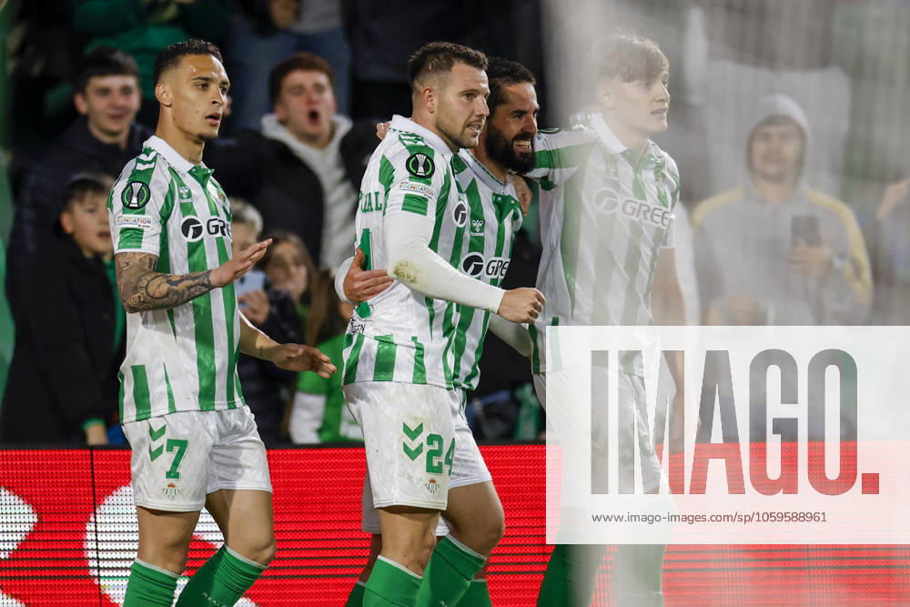 Real Betis Balompie v Vitoria SC - UEFA Conference League 2024 25 Round of 16 First Leg Francisco Roman Alarcon Isco of Real Betis celebrates a goal during the UEFA Conference League match between Real Betis and Vitoria Guimaraes SC at Benito Villamarin in Seville, Spain, on March 6, 2025. Seville Spain