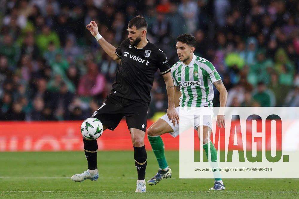 Real Betis Balompie v Vitoria SC - UEFA Conference League 2024 25 Round of 16 First Leg Nelson Oliveira of Vitoria Guimaraes SC controls the ball during the UEFA Conference League match between Real Betis and Vitoria Guimaraes SC at Benito Villamarin in Seville, Spain, on March 6, 2025. Seville Spain
