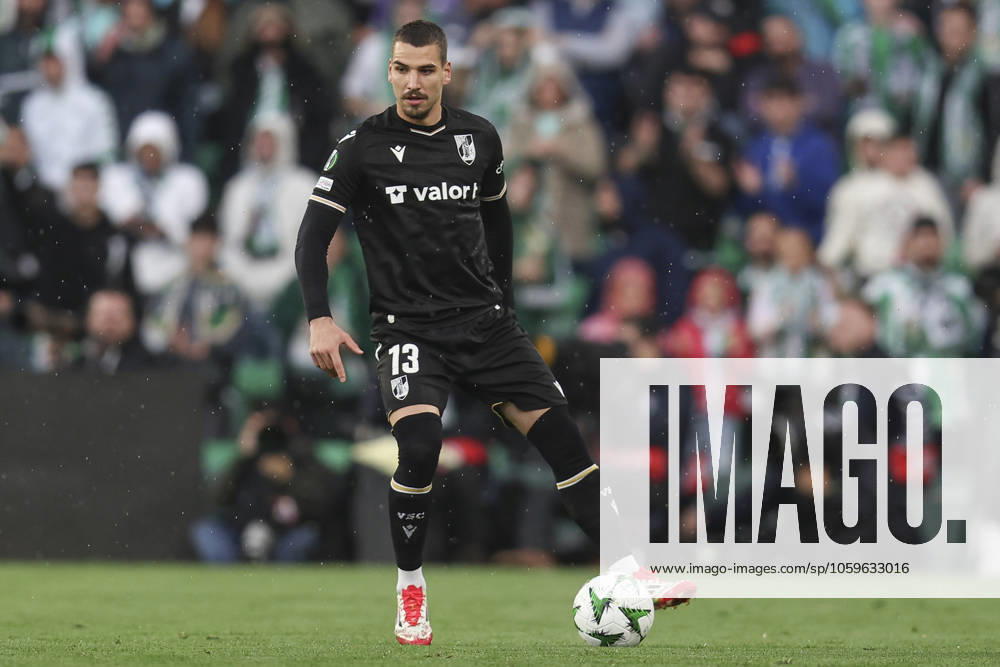 ESP: Real Betis-Vitoria Guimaraes. UEFA Conference League Joao Teixeira Mendes of Vitoria Guimaraes SC during the UEFA Conference League, round of 16 match, between Real Betis and Vitoria Guimaraes played at Benito Villamarin Stadium on March 06, 2025 in Sevilla, Spain. kpng