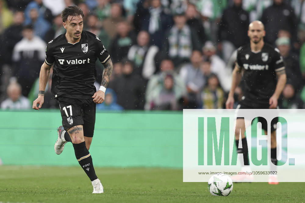 ESP: Real Betis-Vitoria Guimaraes. UEFA Conference League Joao Mendes of Vitoria Guimaraes SC during the UEFA Conference League, round of 16 match, between Real Betis and Vitoria Guimaraes played at Benito Villamarin Stadium on March 06, 2025 in Sevilla, Spain. kpng