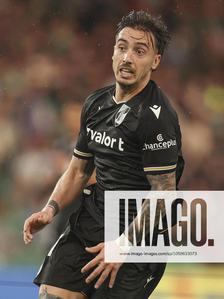 ESP: Real Betis-Vitoria Guimaraes. UEFA Conference League Joao Mendes of Vitoria Guimaraes SC during the UEFA Conference League, round of 16 match, between Real Betis and Vitoria Guimaraes played at Benito Villamarin Stadium on March 06, 2025 in Sevilla, Spain. kpng