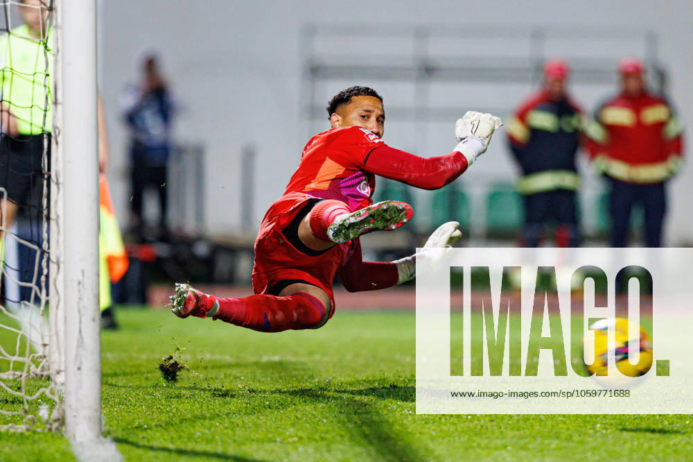 Patrick Sequeira seen during Liga Portugal game between teams of Casa Pia and Sporting CP at Estadio Municipal Rio Maior (Maciej Rogowski) Rio Maior Estadio Municipal Rio Maior Portugal