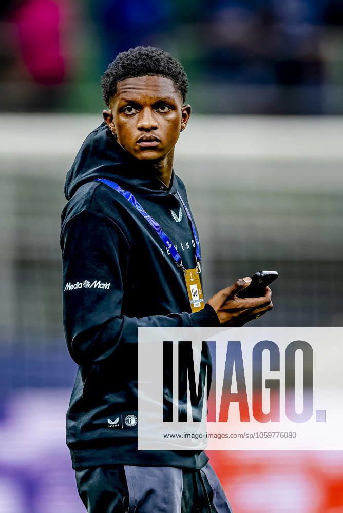 Feyenoord Rotterdam midfielder Givairo Read during the match Inter Feyenoord at the San Siro Stadium for the UEFA Champions League Round of 16 2st leg season 2024 2025 in MILAN, Italia on 11 march 2025, photo by Marcel van Dorst EYE4images DeFodi Images