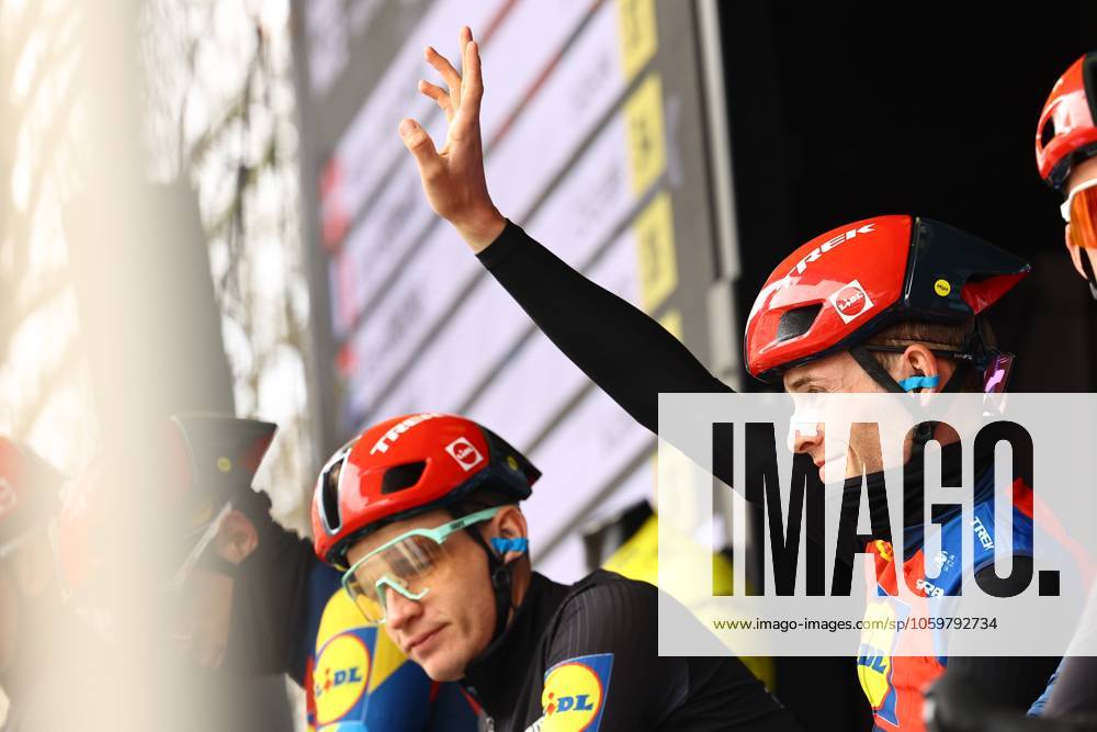 Danish Mattias Skjelmose Jensen of Lidl-Trek pictured at the start of stage four of the 83th edition of the Paris-Nice cycling race, 163,4km from Vichy to La Loge des Gardes, France, Wednesday 12 March 2025. DAVIDxPINTENS x114742778x