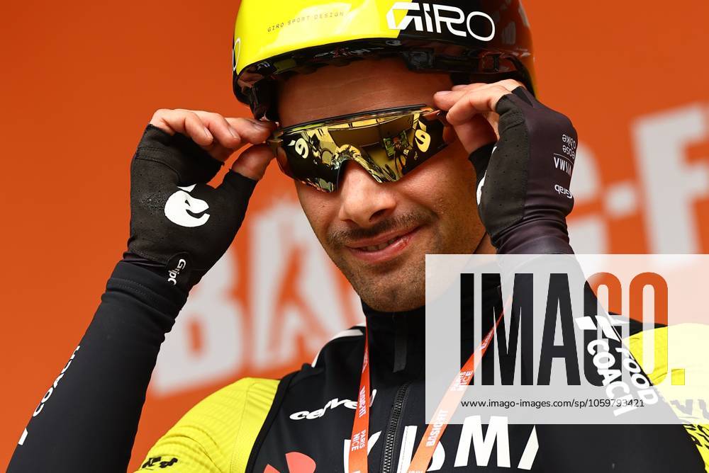 Belgian Victor Campenaerts of Team Visma-Lease a Bike pictured at the start of stage four of the 83th edition of the Paris-Nice cycling race, 163,4km from Vichy to La Loge des Gardes, France, Wednesday 12 March 2025. DAVIDxPINTENS x114746426x