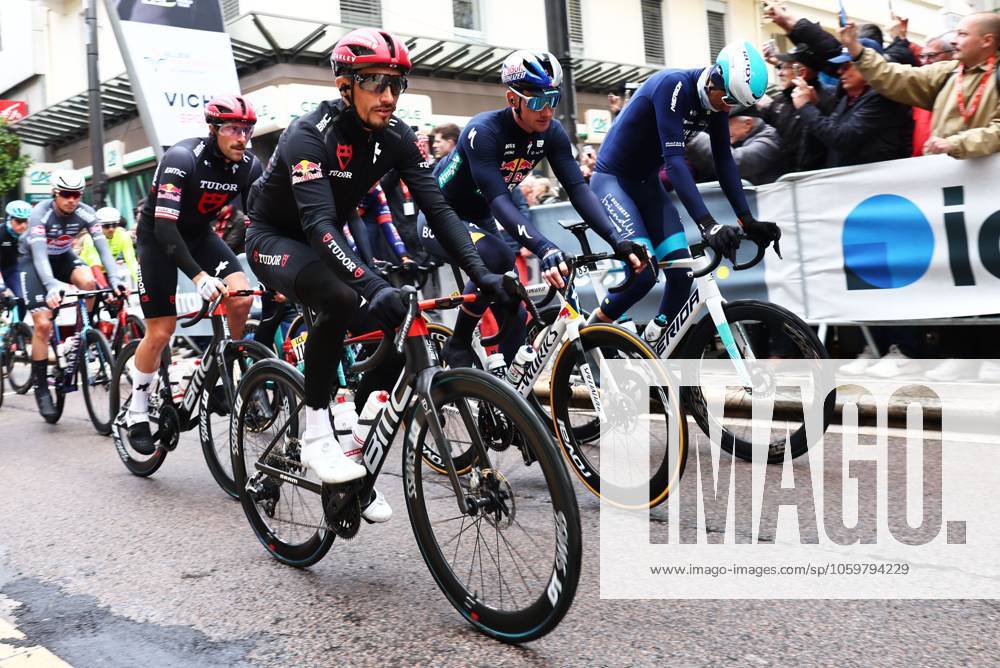 French Julian Alaphilippe of Tudor Pro Cycling Team pictured at the start of stage four of the 83th edition of the Paris-Nice cycling race, 163,4km from Vichy to La Loge des Gardes, France, Wednesday 12 March 2025. DAVIDxPINTENS x114749128x