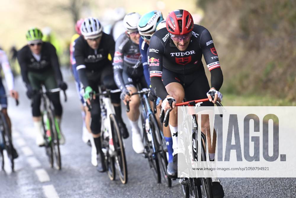 Paris - Nice 2025 - stage 4 LA LOGE DES GARDES, FRANCE - MARCH 12 : Haller Marco (AUT) of Tudor Pro Cycling Team during stage 4 of the 83th edition of the Paris - Nice cycling race, a stage of 163,4km with start in Vichy and finish in La Loge Des Gardes on March 12, 2025 in La Loge Des Gardes, France, 12 03 2025 ( Motordriver Kenny Verfaillie - La Loge Des Gardes France
