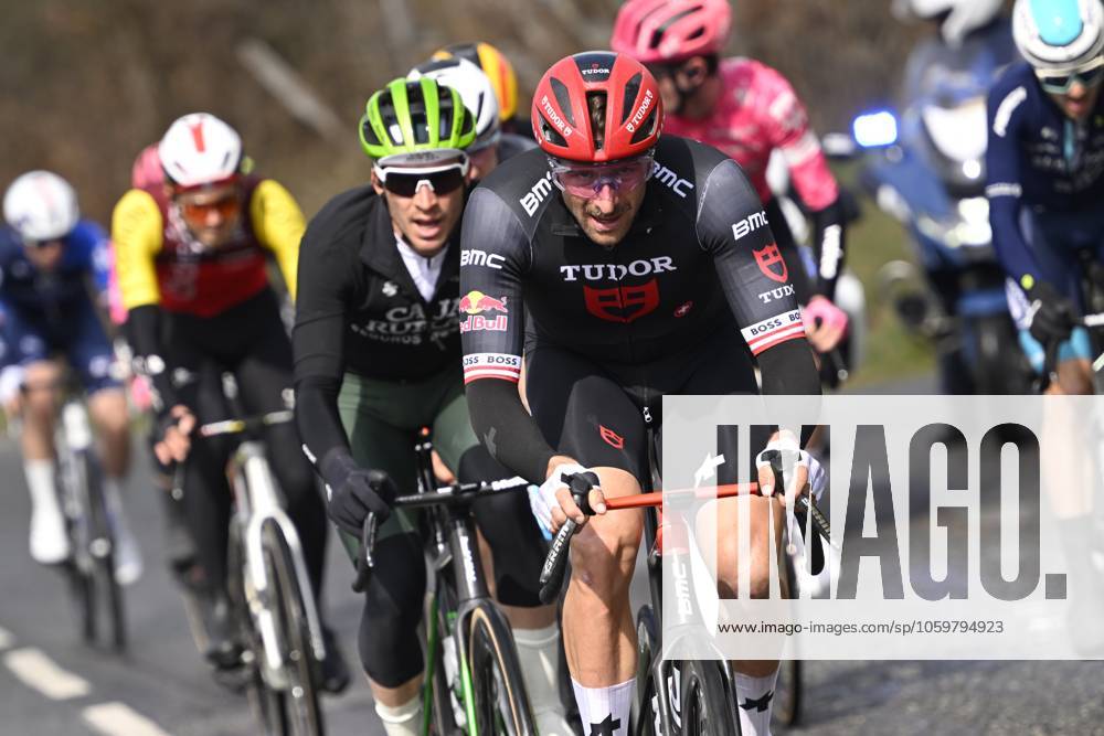 Paris - Nice 2025 - stage 4 LA LOGE DES GARDES, FRANCE - MARCH 12 : Haller Marco (AUT) of Tudor Pro Cycling Team during stage 4 of the 83th edition of the Paris - Nice cycling race, a stage of 163,4km with start in Vichy and finish in La Loge Des Gardes on March 12, 2025 in La Loge Des Gardes, France, 12 03 2025 ( Motordriver Kenny Verfaillie - La Loge Des Gardes France