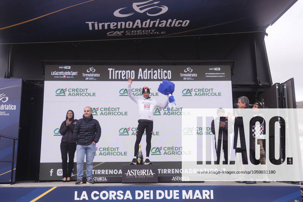 Ayuso Pesquera Juan of Uae Team Emirates during the 60th Tirreno - Adriatico 2025, Stage 4 from Norcia to Trasacco - on March 13, 2025 in Norcia, Umbria, Italy.