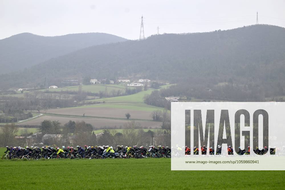 Paris - Nice 2025 - stage 6 BERRE L ETANG, FRANCE - MARCH 14 : illustration picture during stage 6 of the 83th edition of the Paris - Nice cycling race, a stage of 209,8km with start in Saint-Julien-en-Saint-Alban and finish in Berre L Etang on March 14, 2025 in Berre L Etang, France, 14 03 2025 ( Motordriver Kenny Verfaillie - Berre L Etang France