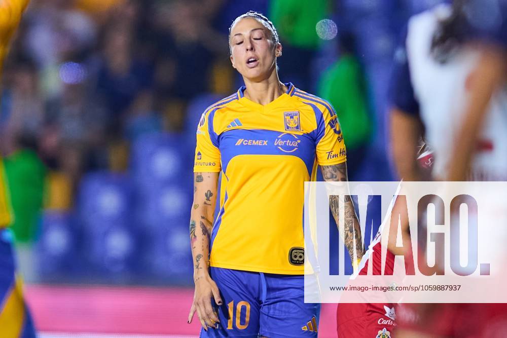 Liga MX Femenil Clausura 2025 Tigres UANL vs Guadalajara Jennifer Hermoso of Tigres during the 10th round match between Tigres UANL and Guadalajara as part of the Torneo Clausura 2025, Liga MX Femenil at Universitario Stadium on March 03, 2025 in Monterrey, Nuevo Leon, Mexico. MONTERREY NUEVO LEON MEXICO