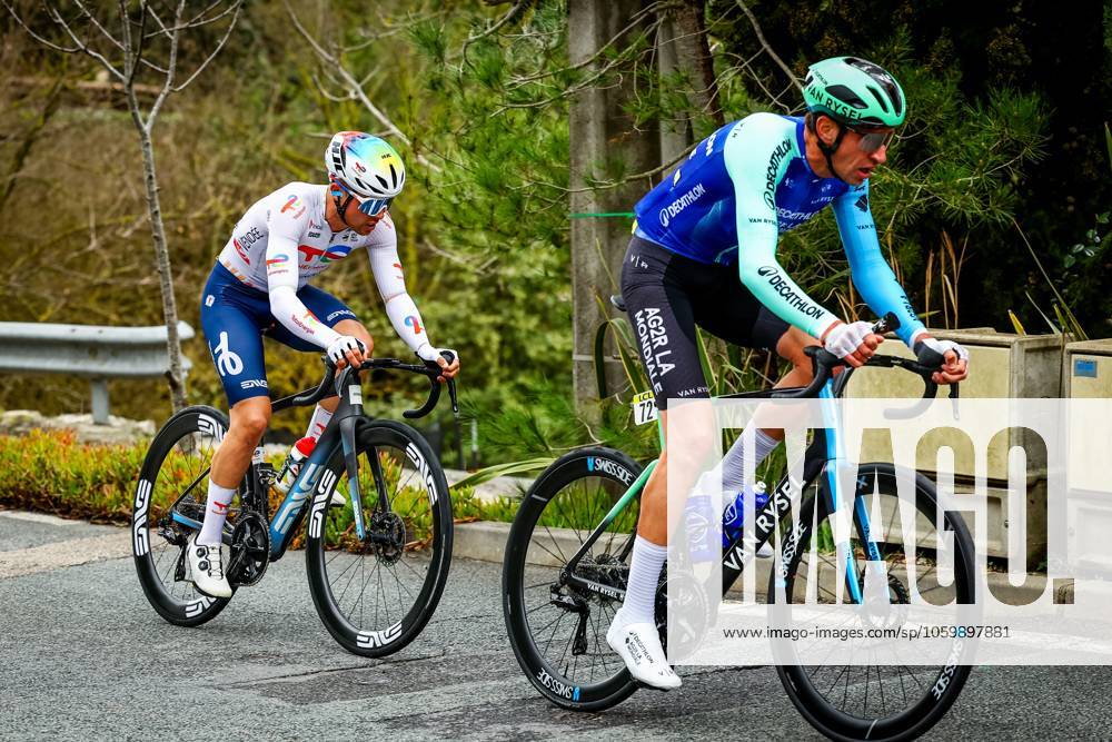 French Bruno Armirail of Decathlon AG2R La Mondiale Team pictured in action during stage seven of the 83th edition of the Paris-Nice cycling race, 147,8 km from Nice to Auron, France, Saturday 15 March 2025. DAVIDxPINTENS x114998503x