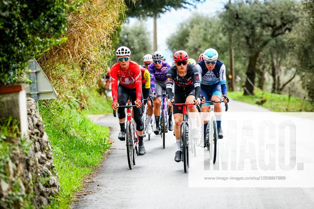 Australian Michael Storer of Tudor Pro Cycling Team (R) pictured in action during stage seven of the 83th edition of the Paris-Nice cycling race, 147,8 km from Nice to Auron, France, Saturday 15 March 2025. DAVIDxPINTENS x114998511x
