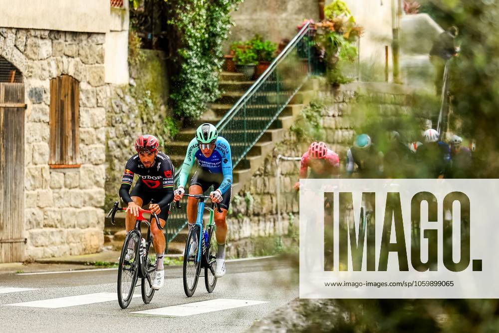 French Julian Alaphilippe of Tudor Pro Cycling Team pictured in action during stage seven of the 83th edition of the Paris-Nice cycling race, 147,8 km from Nice to Auron, France, Saturday 15 March 2025. DAVIDxPINTENS x114999757x