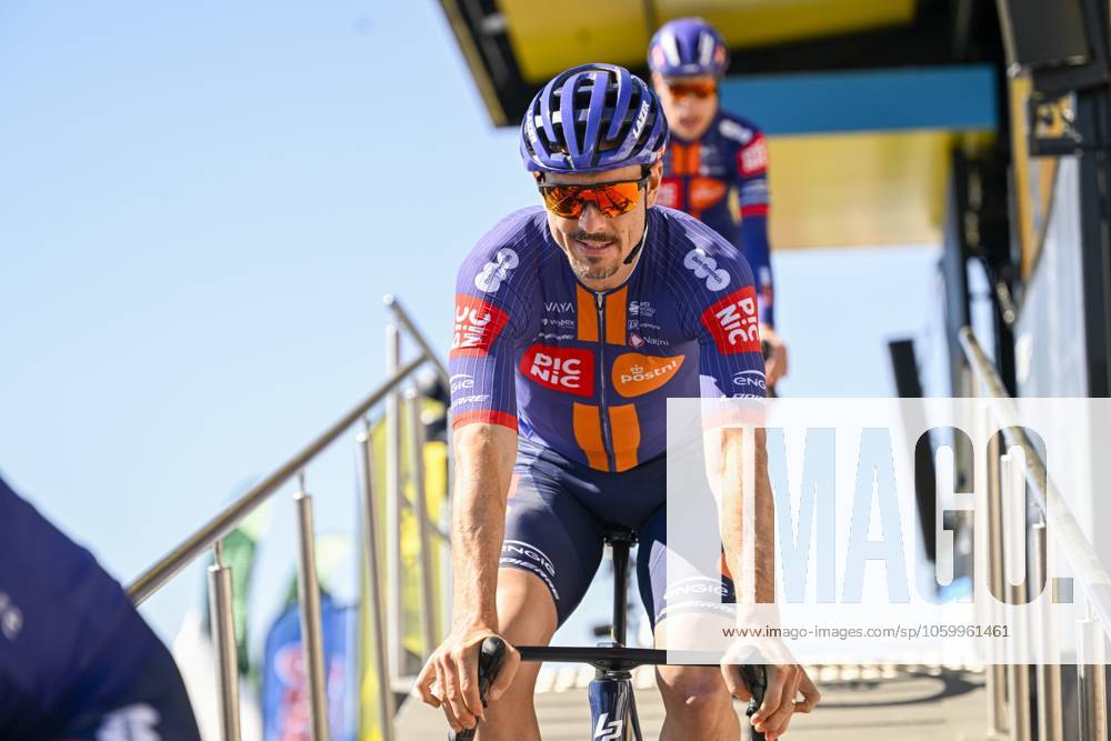 Paris - Nice 2025 - stage 8 NICE, FRANCE - MARCH 16 : Degenkolb John (GER) of Team Picnic Postnl before the start of the race during stage 8 and final stage of the 83th edition of the Paris - Nice cycling race, a stage of 119,9km with start and finish in Nice on March 16, 2025 in Nice, France, 16 03 2025 ( Motordriver Kenny Verfaillie - Nice France