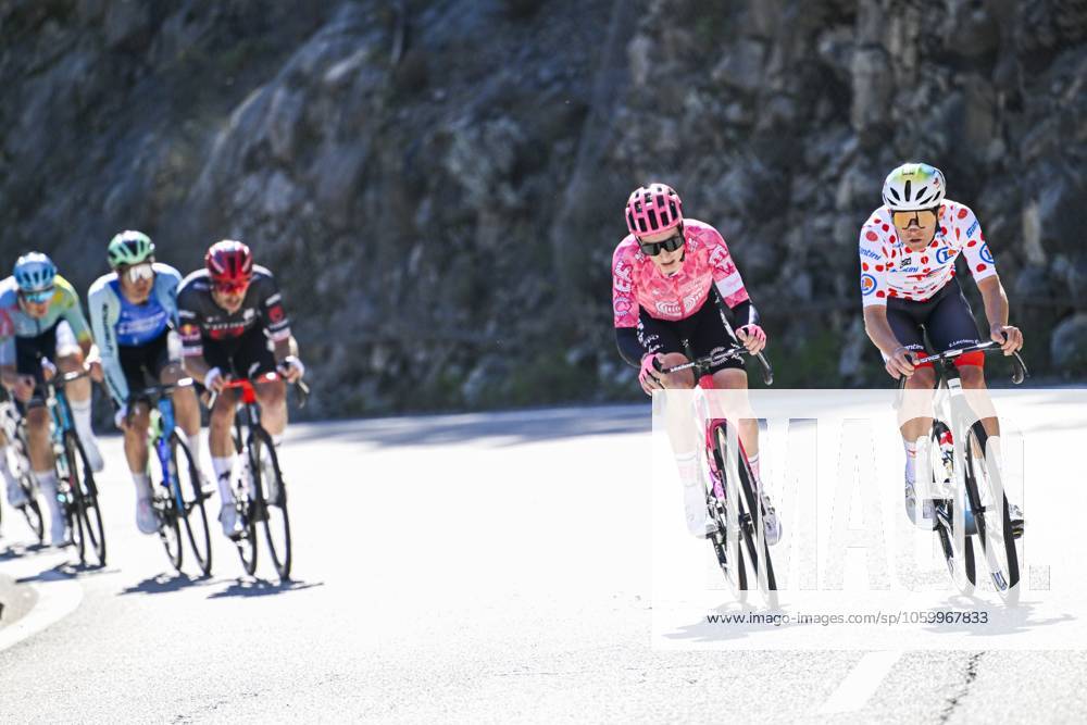 Paris - Nice 2025 - stage 8 NICE, FRANCE - MARCH 16 : Gachignard Thomas (FRA) of Team Totalenergies and Powless Neilson (USA) of Ef Education - Easypost in action during stage 8 and final stage of the 83th edition of the Paris - Nice cycling race, a stage of 119,9km with start and finish in Nice on March 16, 2025 in Nice, France, 16 03 2025 ( Motordriver Kenny Verfaillie - Nice France