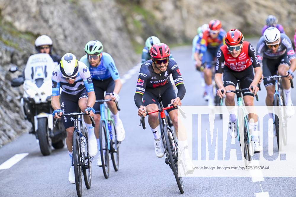Paris - Nice 2025 - stage 8 NICE, FRANCE - MARCH 16 : Alaphilippe Julian (FRA) of Tudor Pro Cycling Team in action during stage 8 and final stage of the 83th edition of the Paris - Nice cycling race, a stage of 119,9km with start and finish in Nice on March 16, 2025 in Nice, France, 16 03 2025 ( Motordriver Kenny Verfaillie - Nice France