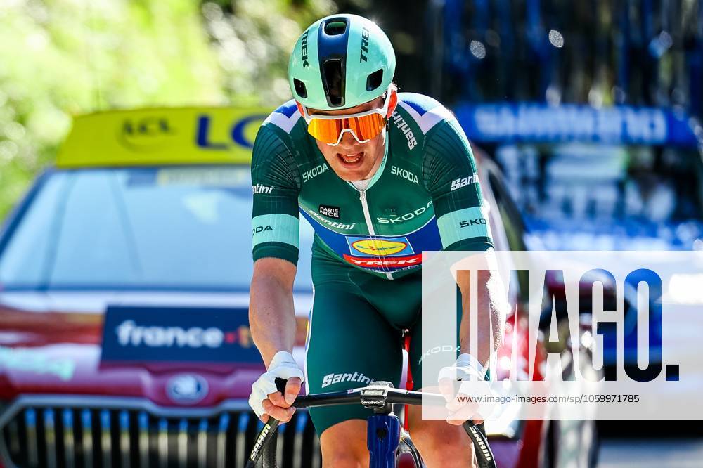 Danish Mads Pedersen of Lidl-Trek pictured in action during stage eight of the 83th edition of the Paris-Nice cycling race, 119,9 km from Nice to Nice, France, Sunday 16 March 2025. DAVIDxPINTENS x115099427x