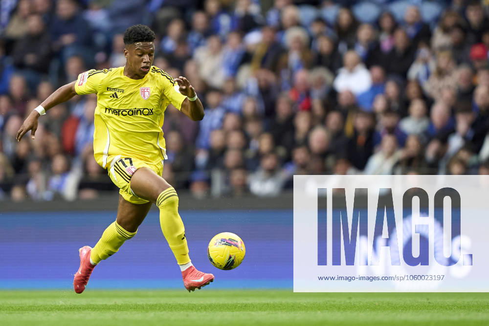 FC Porto v AVS - Liga Portugal Betclic John Mercado of AVS Futebol is in action during the Liga Portugal Betclic match between FC Porto and AVS Futebol at Estadio Do Dragao in Porto, Portugal, on March 15, 2025. Porto, Portugal Porto Portugal