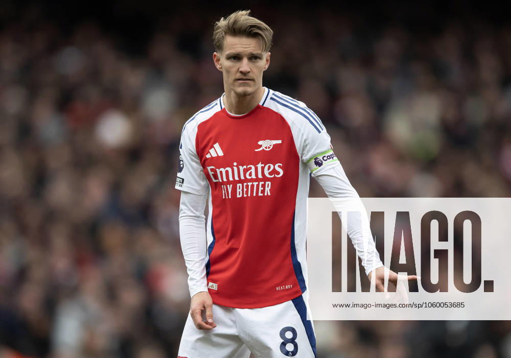 Arsenal FC v Chelsea FC - Premier League LONDON, ENGLAND - MARCH 16: Martin Odegaard of Arsenal during the Premier League match between Arsenal FC and Chelsea FC at Emirates Stadium on March 16, 2025 in London, England. London Emirates Stadium England United Kingdom