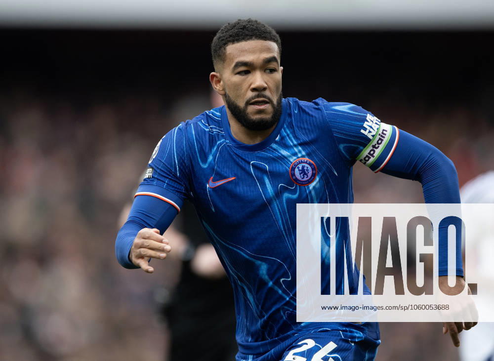 Arsenal FC v Chelsea FC - Premier League LONDON, ENGLAND - MARCH 16: Reece James of Chelsea during the Premier League match between Arsenal FC and Chelsea FC at Emirates Stadium on March 16, 2025 in London, England. London Emirates Stadium England United Kingdom