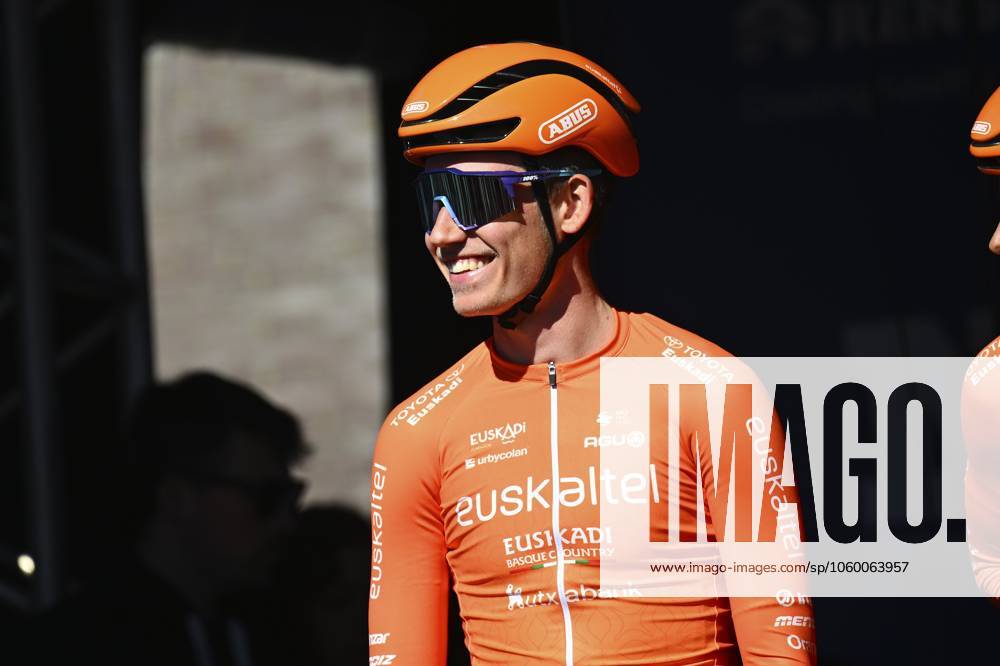Danilith Nokere Koerse 2025 cycling race NOKERE, BELGIUM - MARCH 19 : Van Der Tuuk Danny (POL) of Euskaltel - Euskadi during the Men Elite UCI 1.Pro 78th Danilith Nokere Koerse cycling race with start in Deinze and finish in Nokere (188,2 km) on March 19, 2025 in Nokere, Belgium, 19 03 2025 ( Motordriver Rodrique Verfaillie & Nokere Belgium