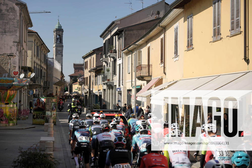 Start of the men s elite race of the Milano-Torino one day cycling race (174km) from Rho to Torino (Superga) - North West Italy- Wednesday, March 19, 2025. - cycling .
