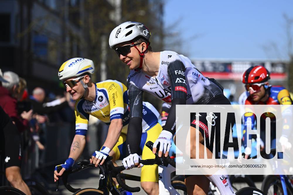 Danilith Nokere Koerse 2025 cycling race NOKERE, BELGIUM - MARCH 19 : Vermeersch Florian (BEL) of UAE Team Emirates during the Men Elite UCI 1.Pro 78th Danilith Nokere Koerse cycling race with start in Deinze and finish in Nokere (188,2 km) on March 19, 2025 in Nokere, Belgium, 19 03 2025 ( Motordriver Rodrique Verfaillie & Nokere Belgium