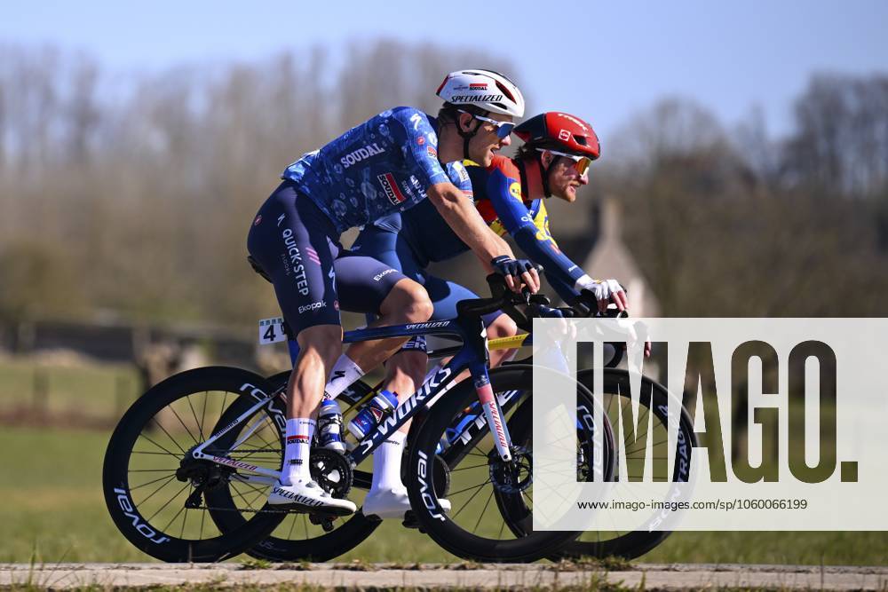 Danilith Nokere Koerse 2025 cycling race NOKERE, BELGIUM - MARCH 19 : Van Lerberghe Bert (BEL) of Soudal Quick-Step during the Men Elite UCI 1.Pro 78th Danilith Nokere Koerse cycling race with start in Deinze and finish in Nokere (188,2 km) on March 19, 2025 in Nokere, Belgium, 19 03 2025 ( Motordriver Rodrique Verfaillie & Nokere Belgium