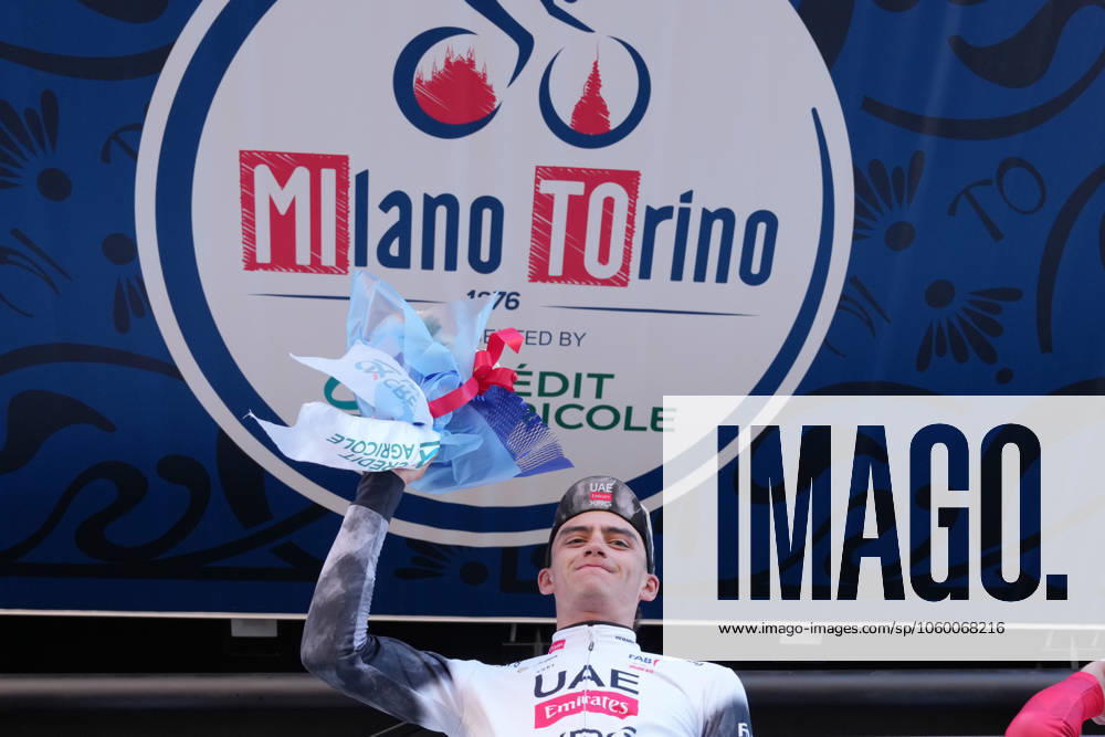 Del Toro Romero Isaac Uae Team Emirates Xrg winner of the race during the men s elite race of the Milano-Torino one day cycling race (174km) from Rho to Torino (Superga) - North West Italy- Wednesday, March 19, 2025. - cycling .