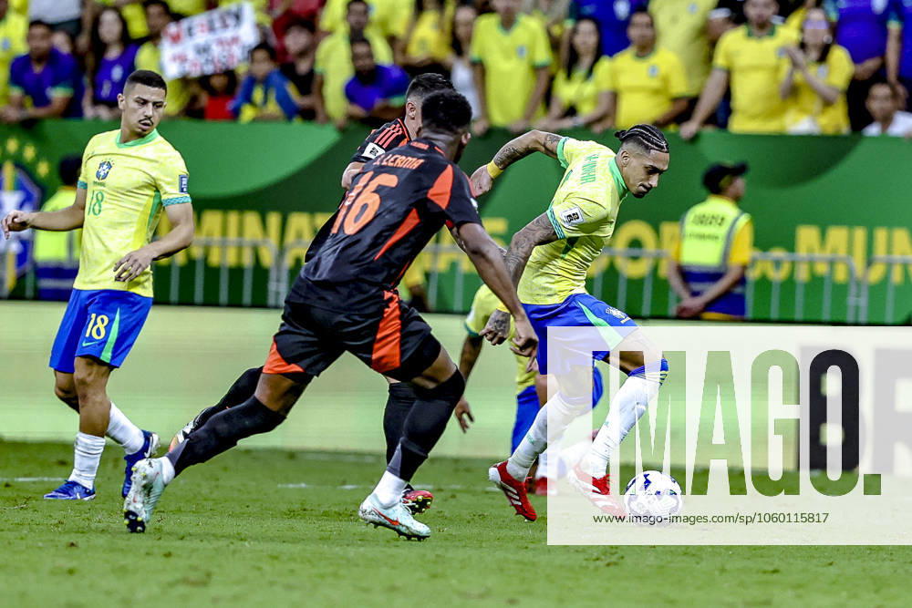 Match between brazil and colomba for the world cup qualifiers in brasilia Brasilia (df), 03 20 2025 - qualifiers 2026 world cup brazil colombia - action from the match between the brazilian team and the colombian team, for the 13th round of the world cup qualifiers at the brb mane garrincha arena, this thursday night, march 20, 2025. (Foto: Pedro Paulo Diaz Thenews2 imago images)