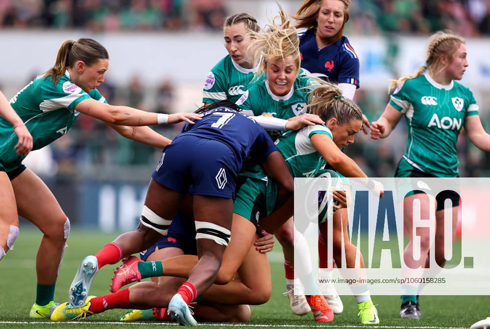 KW12 2025 Guinness Women s Six Nations Championship Round 1, Kingspan Stadium, Belfast 22 3 2025 Ireland Women vs France Women Ireland s Eve Higgins and Aoife Dalton Eve Higgins and Aoife Dalton 22 3 2025