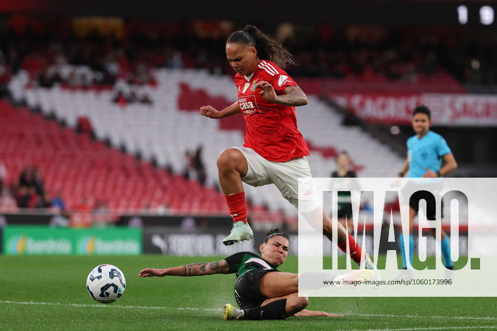 2025 03 22 Lisboa, Estadio da Luz Women Portugal CUP Portugal SL Benfica Sporting Clube de Portugal v l , Ana Borges Sporting , Nycole Raysla SL Benfica Duel, Action, Action, Battles for the Ball