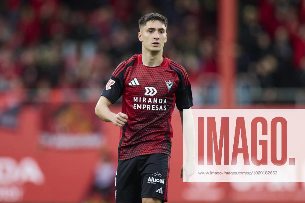 CD Mirandes v Real Racing Club de Santander - LaLiga Hypermotion Jon Gorrotxategi of CD Mirandes looks on during the LaLiga Hypermotion match between CD Mirandes and Real Racing Club de Santander at Anduva on March 22, 2025, in Miranda de Ebro, Spain. Miranda de Ebro Anduva Burgos Spain RL_CDMvRACS_000025