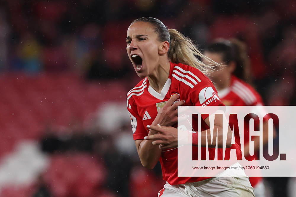 2025 03 22 Lisboa, Estadio da Luz Women Portugal CUP Portugal SL Benfica Sporting Clube de Portugal v l , Lucia Alves SL Benfica Torjubel, Goal celebration, celebrate the goal