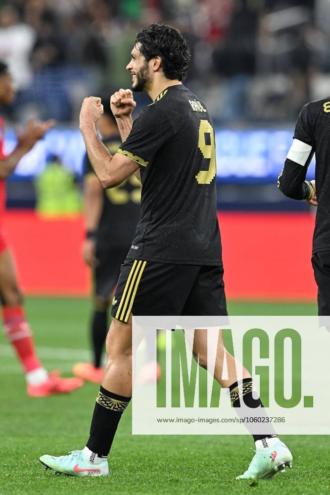 IV CONCACAF NATIONS LEAGUE 2024-2025 Mexico vs Panama - Final Raul Jimenez celebrates his goal 2-1 of Mexico during the Final match between Mexican national team, Nationalteam (Mexico) and Panama as part Final Four of the Concacaf Nations League 2024-2025 at SoFi Stadium on March 23, 2025 in Inglewood, Los Angeles, California, United States. INGLEWOOD LOS ANGELES CALIFORNIA UNITED STATES