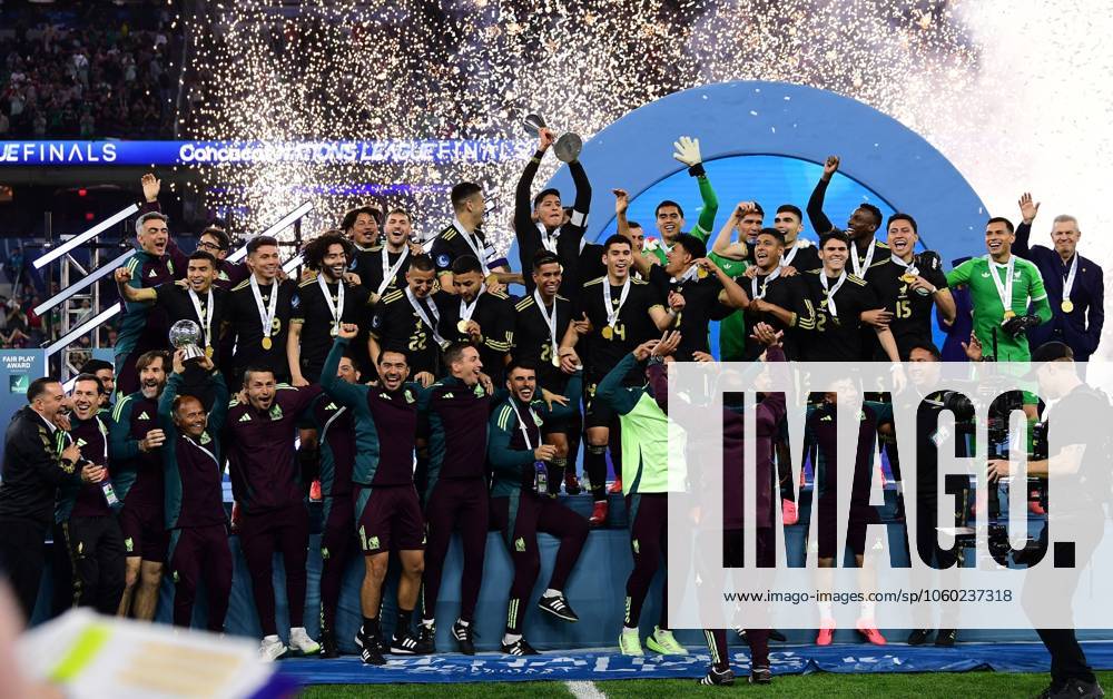 IV CONCACAF NATIONS LEAGUE 2024-2025 Mexico vs Panama - Final Players of Mexico Champions of COncacaf Nations League during the Final match between Mexican national team, Nationalteam (Mexico) and Panama as part Final Four of the Concacaf Nations League 2024-2025 at SoFi Stadium on March 23, 2025 in Inglewood, Los Angeles, California, United States. INGLEWOOD LOS ANGELES CALIFORNIA UNITED STATES