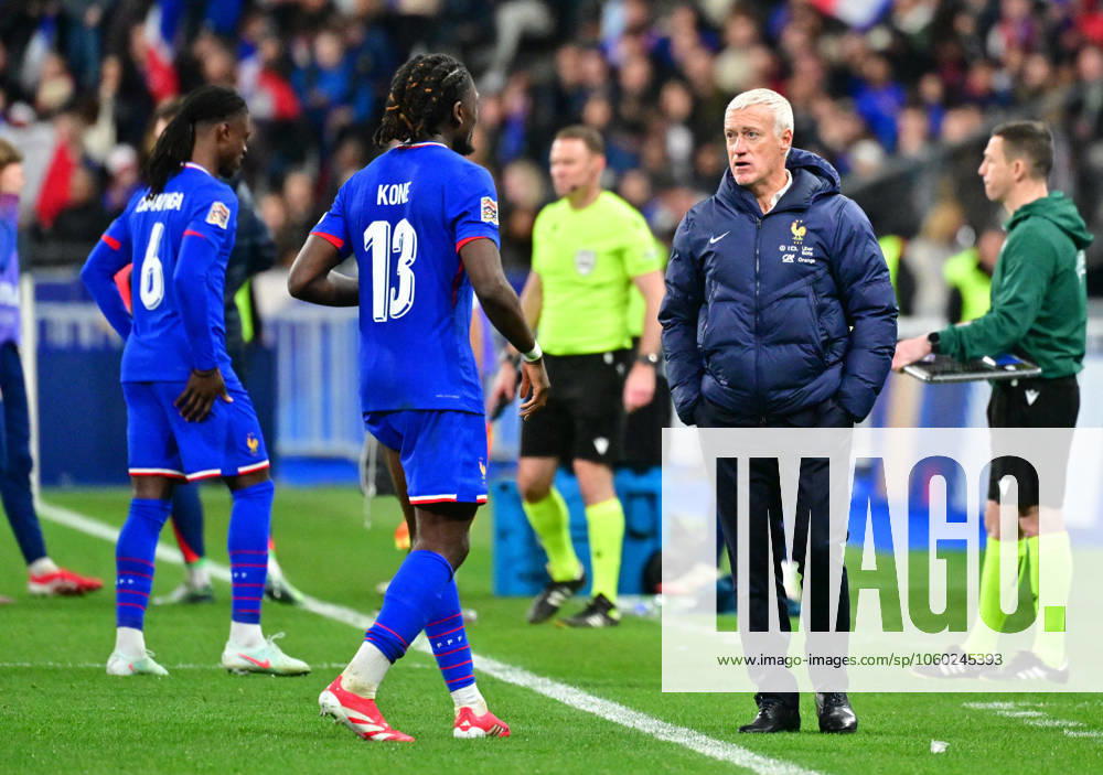 Didier Deschamps - Quart de finale de la Ligue des Nations de l UEFA 2025 France - Croatie (2-0 tab 5-4) au Stade de France à Saint-Denis, le 23 mars 2025. UEFA Nations League 2025 Quarter-final France - Croatia (2-0 5-4 on penalty shootout) at the Stade de France in Saint-Denis on 23 March 2025.