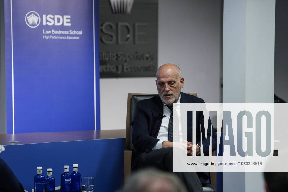 Javier Tebas, President of LaLiga, during the conference about Present and Future of the Football Industry by ISDE Sports Convention at ISDE Madrid on March 27, 2025, in Madrid, Spain. Madrid SPAIN - ZUMAout 20250327_zaa_a181_044