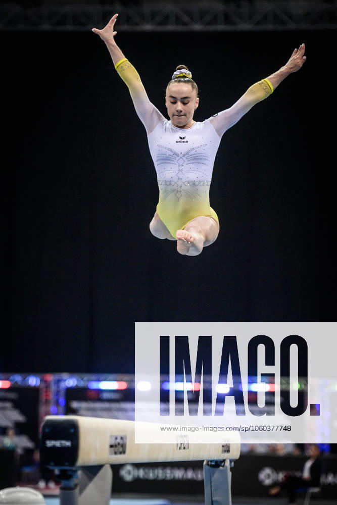 Madita Mayr GER, TSV Jetzendorf Balance beam 40 EnBW DTB Pokal, 29 03 2025, Stuttgart Porsche Arena , GER 40 EnBW DTB Pokal, 29 03 2025, Stuttgart Porsche Arena , GER Stuttgart