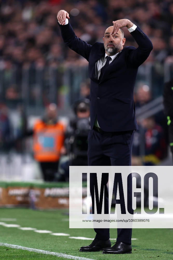 Juventus Fc - Genoa Cfc Igor Tudor, head coach of Juventus Fc gestures during the Serie A match beetween Juventus Fc and Genoa Cfc at Allianz Stadium on March 29, 2025 in Turin, Italy . Torino Allianz Stadium Italy