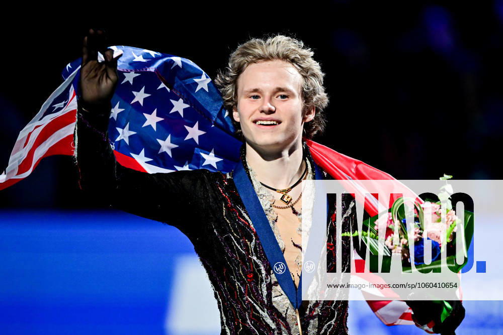 KW13 Men Awards, Ilia MALININ (USA) first place, during Victory Ceremony, at the ISU World Figure skating, Eiskunstlauf Championships 2025, at TD Garden, on March 29, 2025 in Boston, USA. Noxthirdxpartyxsales (286175260)