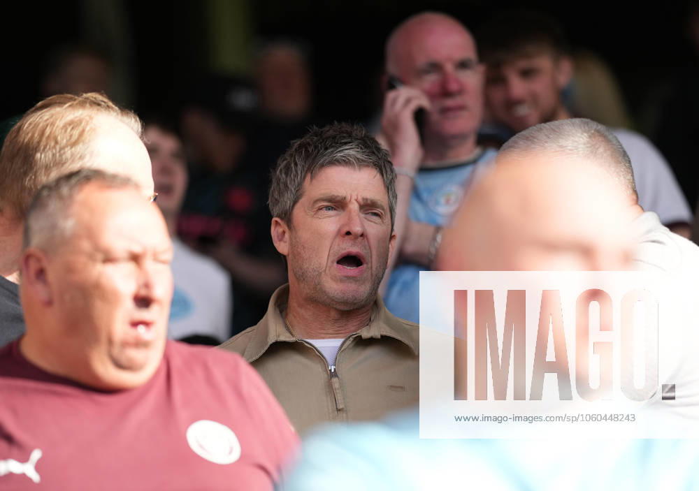Bournemouth v Manchester City, FA Cup quarter-finals, Football, Vitality Stadium, Bournemouth, UK - 30 Mar 2025 Singer Noel Gallagher watches the game amongst the City fans. Bournemouth Vitality Stadium Bournemouth GBR, UK NEWSPAPERS OUT