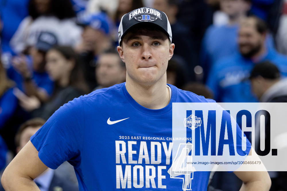 COOPER FLAGG ( 2) of the Duke Blue Devils looks on after Duke s Elite Eight win at the Prudential Center. NCAA, College League, USA Basketball 2025: Duke 85:65 Alabama - ZUMA 20250329_mda_l223_074